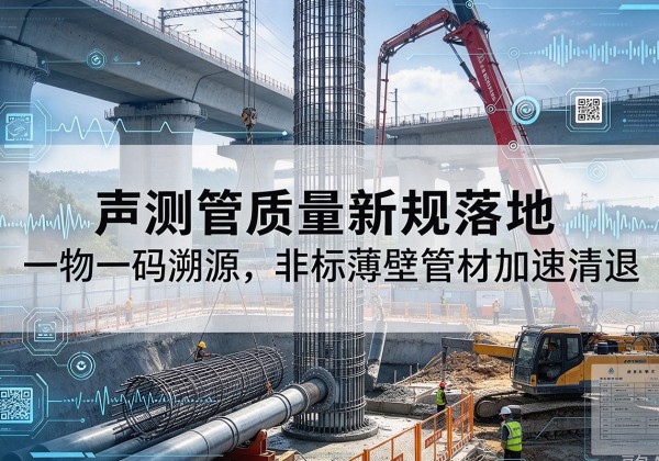 乌拉特后旗声测管质量新规落地，一物一码溯源，非标薄壁管材加速清退