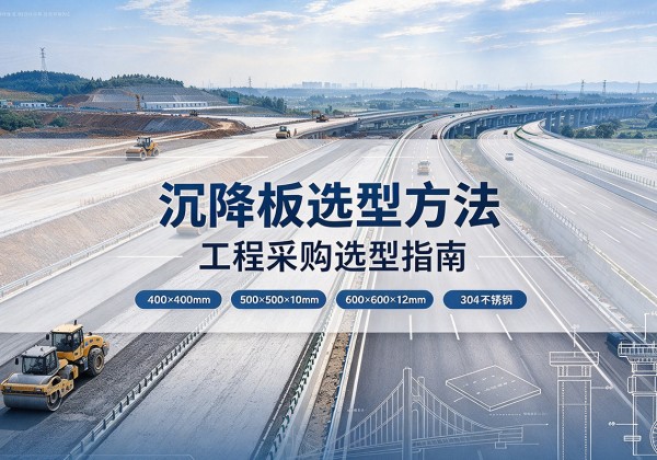 乌拉特后旗沉降板选择方法